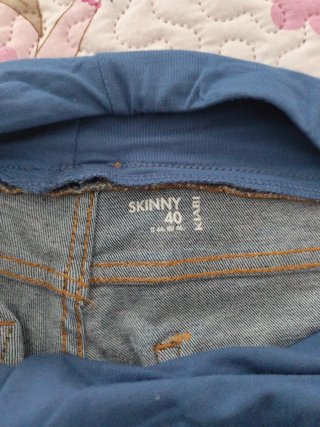 Pantalón premamá vaquero azul