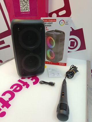 Altavoz Portatil Bluetooth Rgb Light Speaker Hy-3317