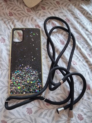 Funda Samsung A31 con Cuerda y cristal protector