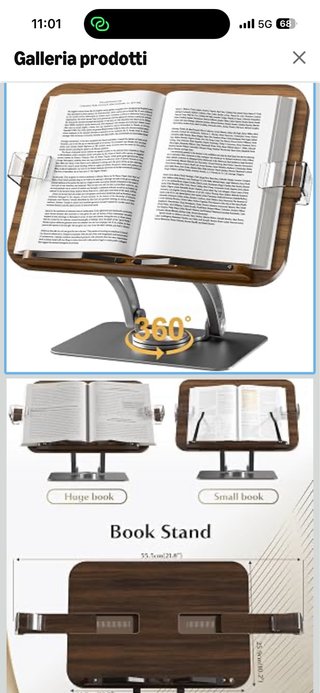 Leggio per libri nuovo kvrg
