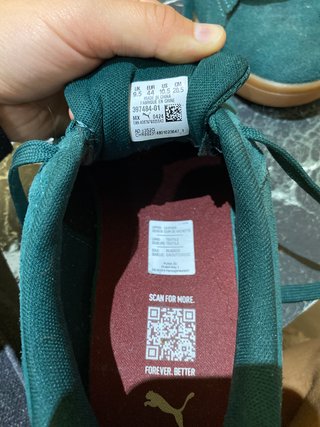 Zapatos Puma nuevos Verde Talla 44