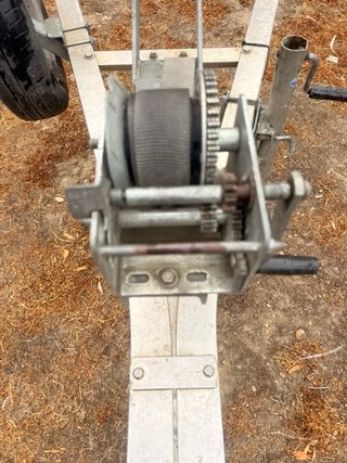 Remolque para Barco de Aluminio 750kg 6m largo 240