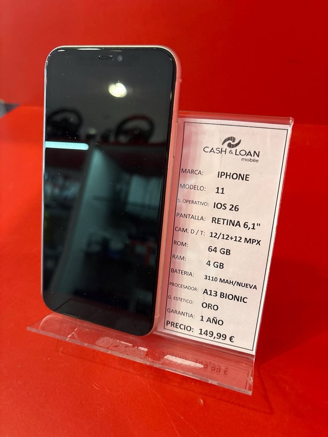 iPhone 11 64GB Blanco / Bateria nueva
