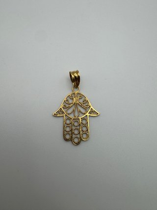 011-03-00617 COLGANTE MANO DE FATIMA ORO 18K