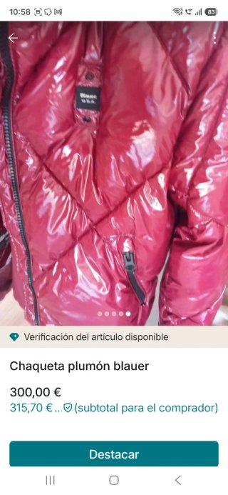 Chaqueta Blauer Mujer Talla M