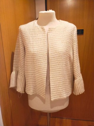 Chaqueta de mujer trucco Beige Talla L