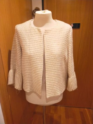 Chaqueta de mujer trucco Beige Talla L