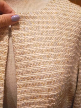 Chaqueta de mujer trucco Beige Talla L