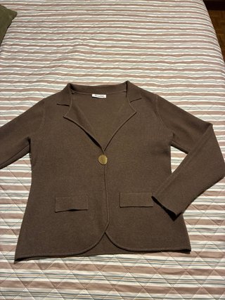 Chaqueta Americana Marrón Talla M