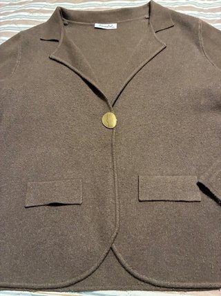 Chaqueta Americana Marrón Talla M