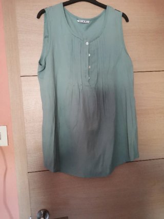 Blusa MIAO verde/teal talla M