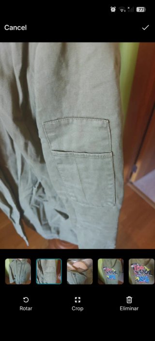 Parka Zara Verde Oliva