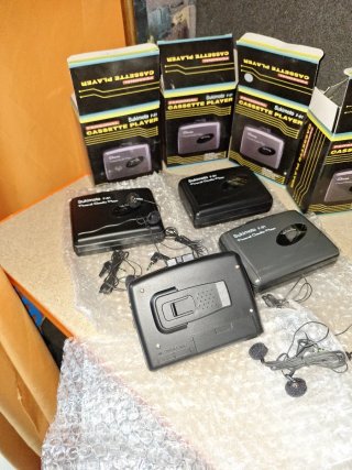Lote 4 Reproductores Cassette Sukimoto F-91