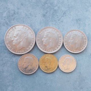 Monedas Juan Carlos I Rey de España 1980