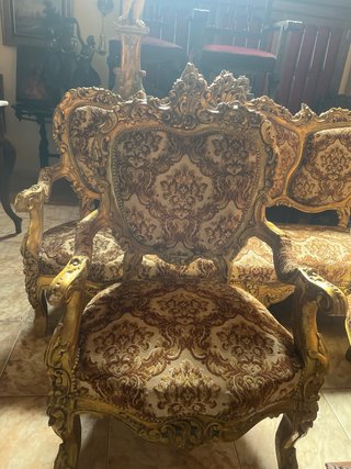 Juego de sillones estilo barroco