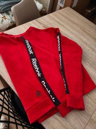 Sudadera Reebok Roja con Logo
