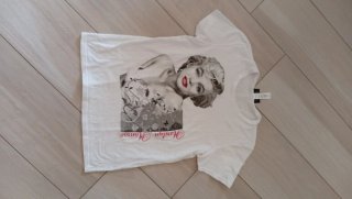 T-shirt Marilyn Monroe bianca