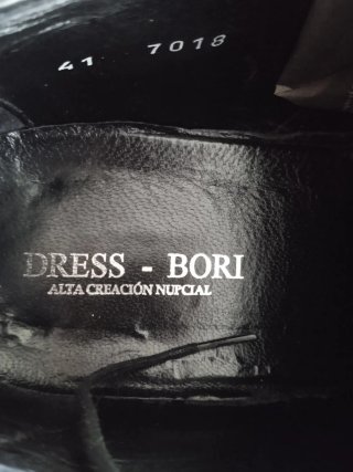 Zapatos de piel ceremonia Negro Talla 41