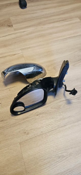 Espejo Retrovisor Exterior con Carcasa Cromada