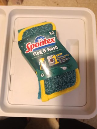 Estropajos Spontex Flex & Wash (2 unidades)