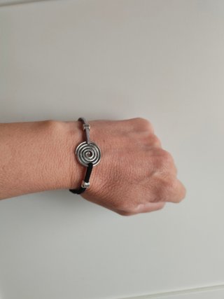 Pulsera de Acero y Piel