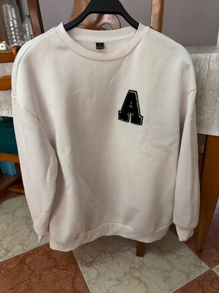 Suéter premamá con letra A talla L