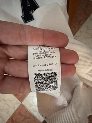 Suéter premamá con letra A talla L