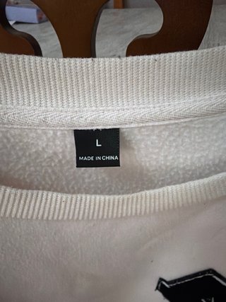 Suéter premamá con letra A talla L
