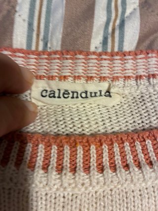 Jersey Calendula con Volantes Talla M