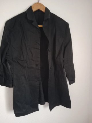 Chaqueta Lino Negra Talla 46