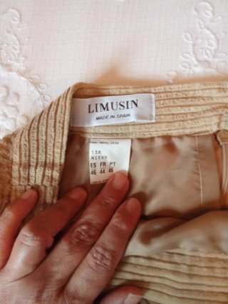 Falda LIMUSIN Beige Talla 44