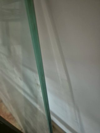 Mesa cristal y hierro forja 170x70cm
