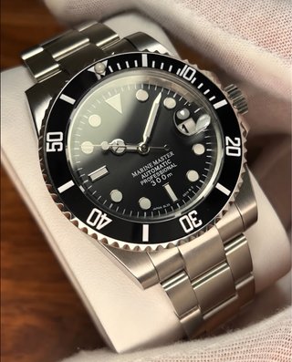 Submariner Style Automático NH35 Negro 40mm