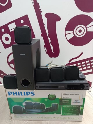 Conjunto Home Cinema philips hts3020-12 (sin uso)