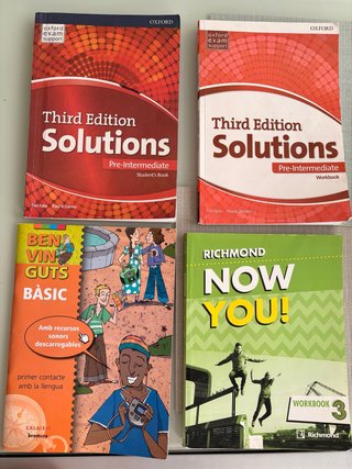 Lote o sueltos: libros inglés y valenciano. 10€