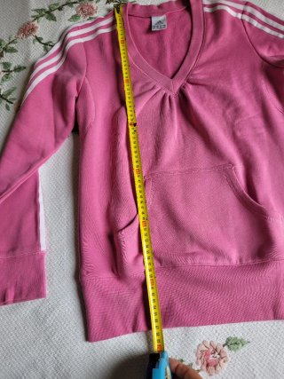 Felpa Adidas rosa con tasca