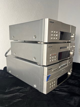 Cadena de musica EX770 - Radio, Minidisc y CD