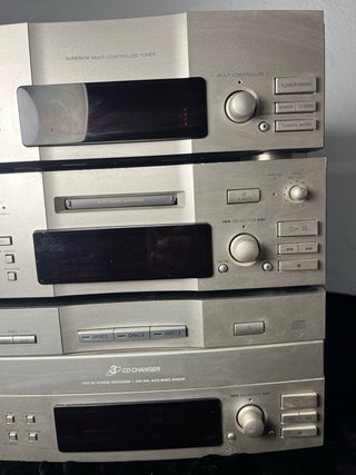 Cadena de musica EX770 - Radio, Minidisc y CD