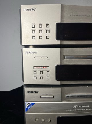 Cadena de musica EX770 - Radio, Minidisc y CD