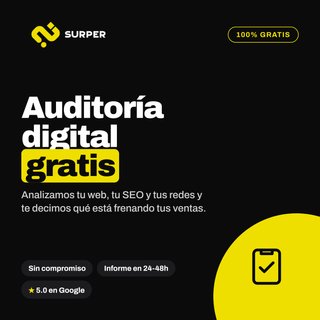 Auditoría Digital Gratuita | Web, SEO y Redes Soci