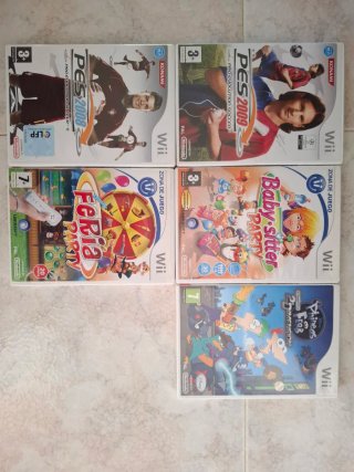 Lote de 5 Juegos para Nintendo Wii