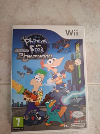Juego Wii Phineas y Ferb: A través de la 2ª Dimens