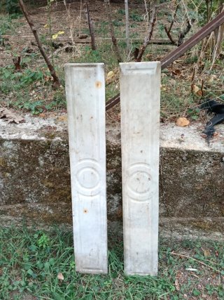 2 lastre in marmo