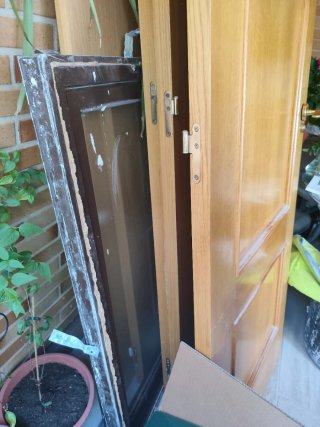 5 Puertas de Interior de Madera 204x72 cm