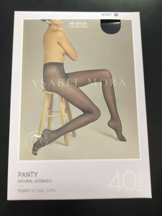 Collants Ysabel Mora 40D Preto