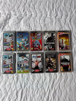 Lote 10 Juegos PSP