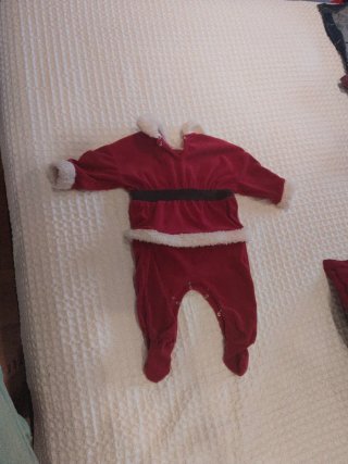 Pijama Disfraz de Papá Noel para Bebé