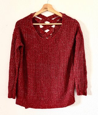 Jersey Rojo con Cruces en Espalda