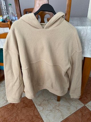 Sudadera premamá beige talla M