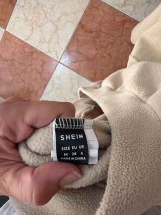 Sudadera premamá beige talla M